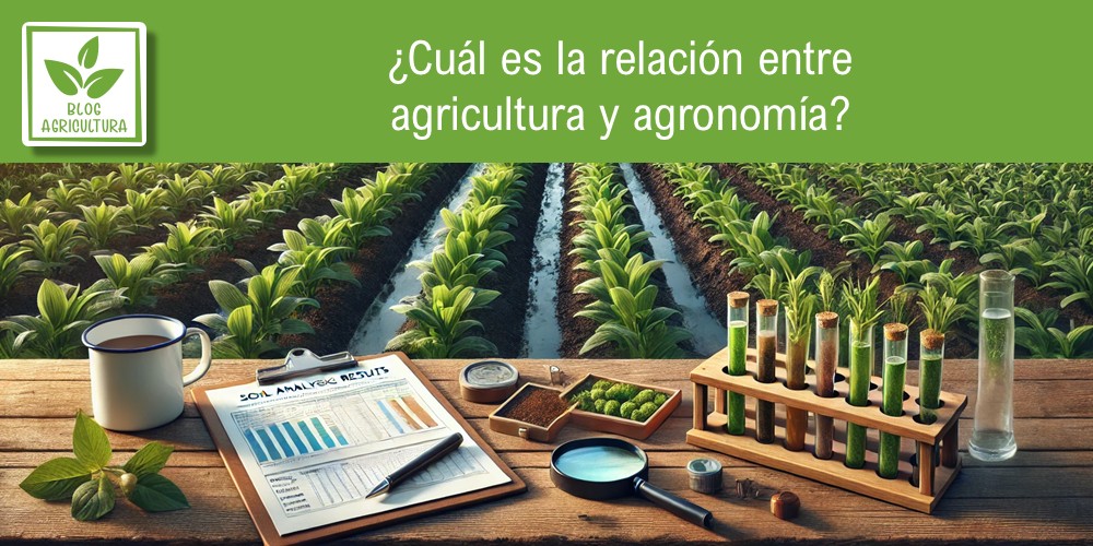 ¿Cuál es la relación entre agricultura y agronomía?