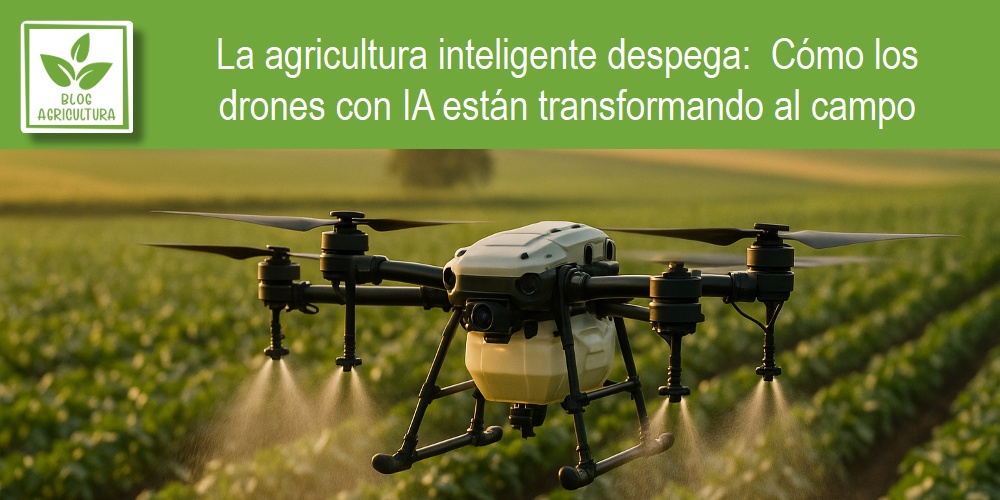 La agricultura inteligente despega: Cómo los drones con IA están transformando al campo