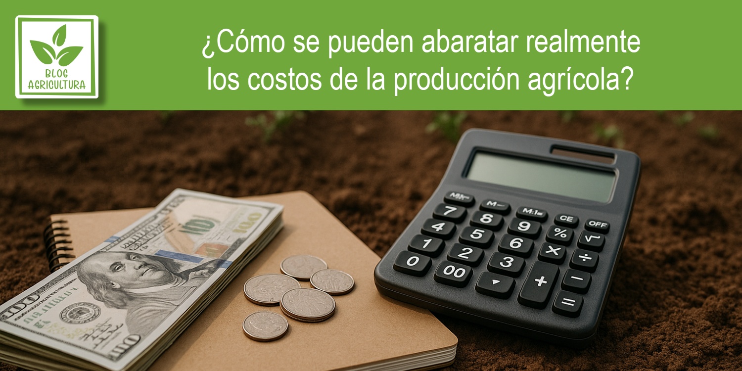 ¿Cómo se pueden abaratar realmente los costos de la producción agrícola?
