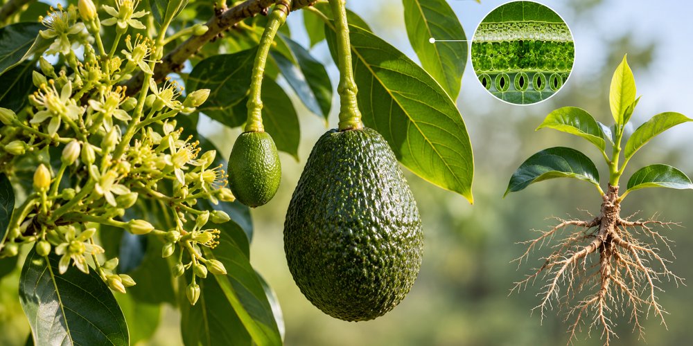 Fisiología vegetal del cultivo de aguacate