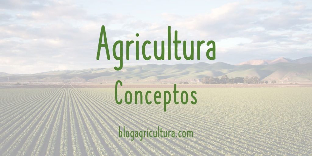 Agricultura Conceptos