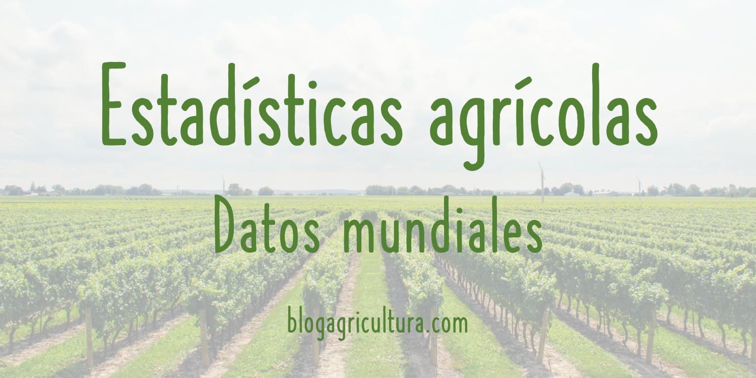 Estadísticas Agrícolas Datos Mundiales