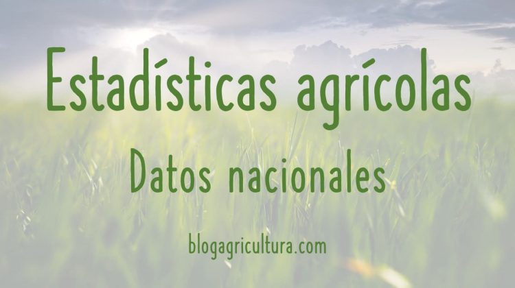 Estadísticas Agrícolas Datos Nacionales